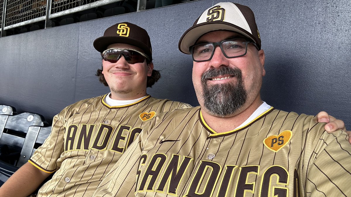 williep1414's tweet image. Thomas and I back at @petcopark for @padres baseball!  #ForTheFaithful #ForTony #ForPeter #LFGSD