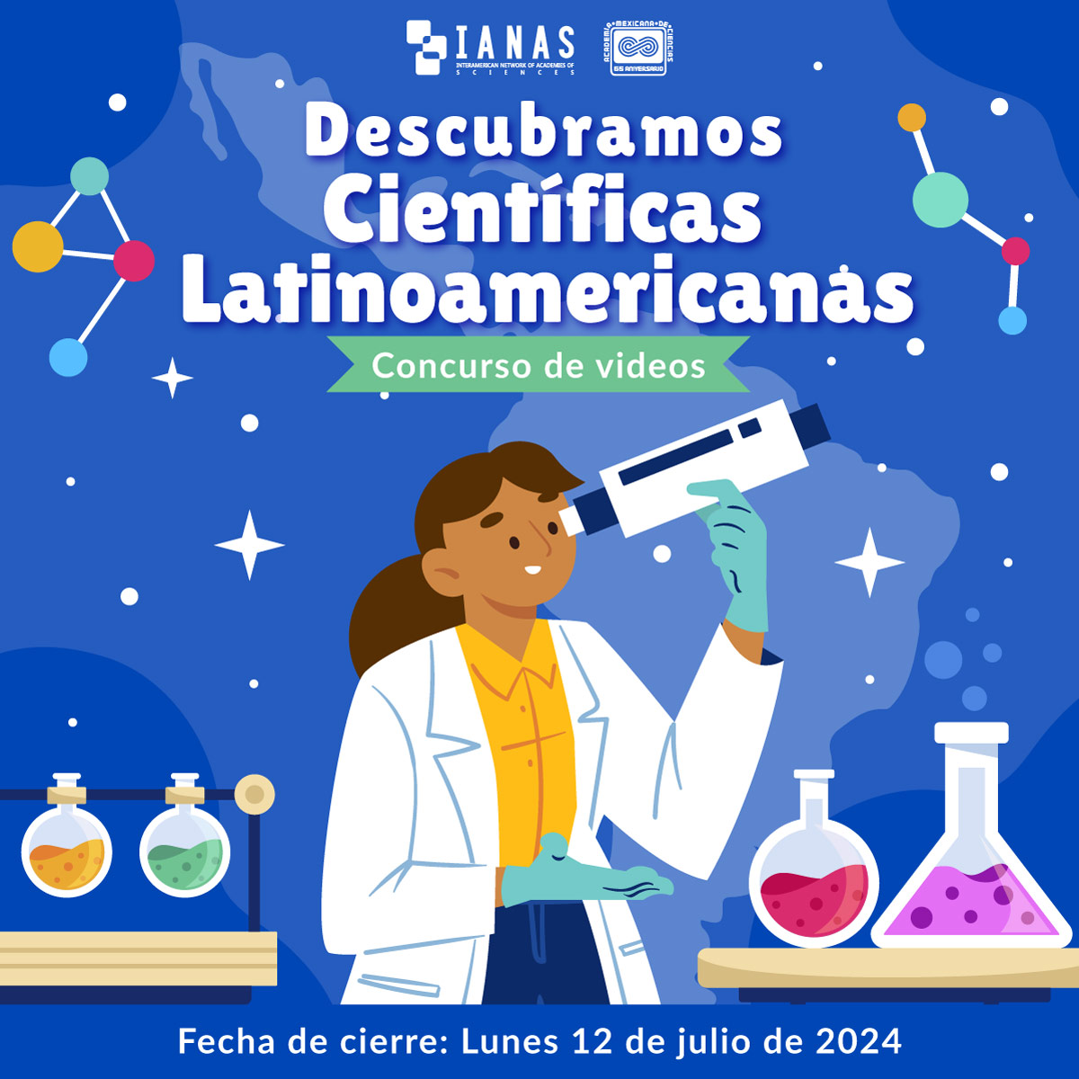 Academia Mexicana de Ciencias (@amciencias) on Twitter photo 👩🔬 Conoce las bases del concurso "Descubramos Científicas Latinoamericanas" 2024: bit.ly/DescubramosCL
<a href="/IanaSonline/">InterAmerican Network of Academies of Sciences</a> #AMCiencias 👩🔬 Conoce las bases del concurso "Descubramos Científicas Latinoamericanas" 2024: bit.ly/DescubramosCL
<a href="/IanaSonline/">InterAmerican Network of Academies of Sciences</a> #AMCiencias