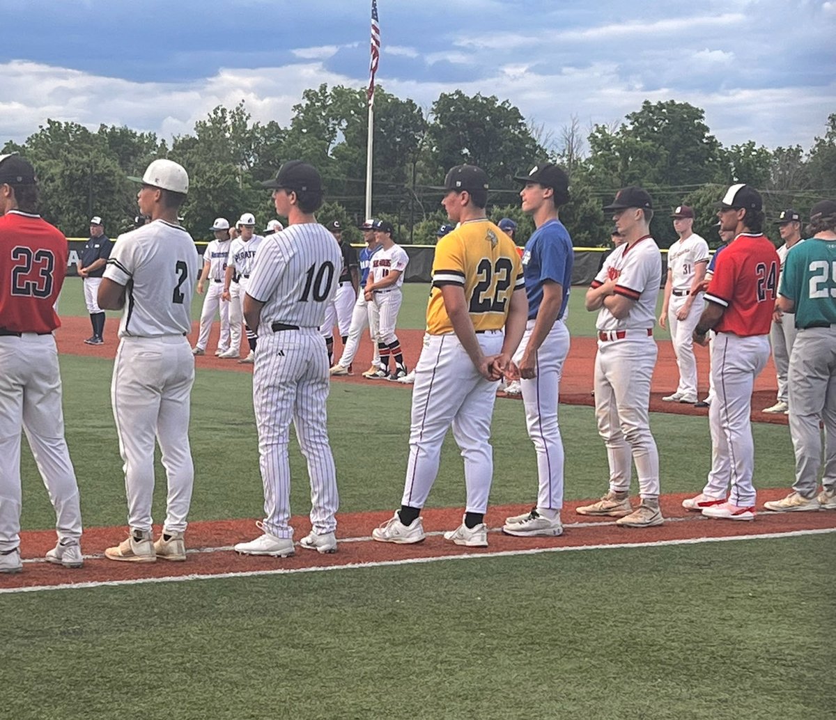 Great job tonight by Ethan Fantel - at the NJHSBCA Senior All-Star game.  Making the Vikings proud.