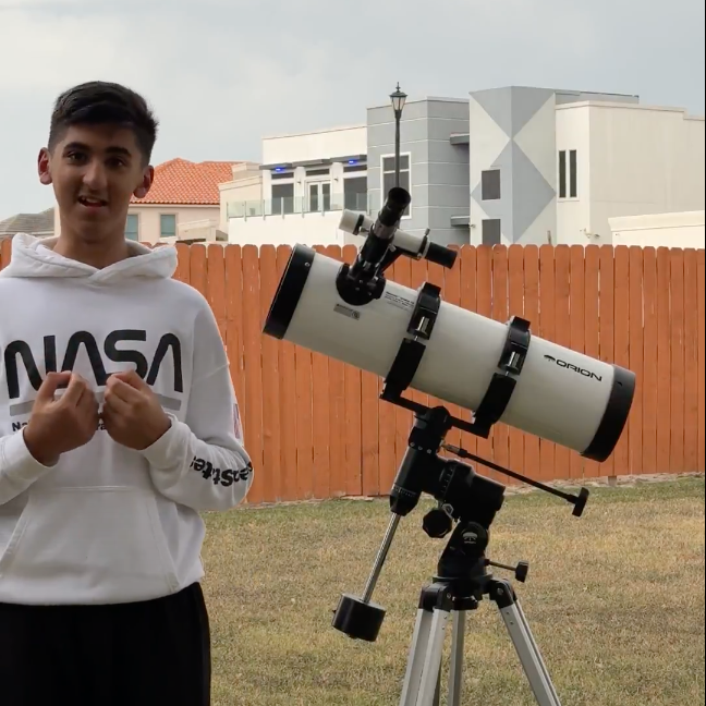 's tweet image. Space community: We need your help!

Rayyan, one of our passionate high school astronomers &amp;amp; dedicated volunteers, has a unique opportunity to attend the @RiceUniversity Aerospace Academy — but to attend, he needs to raise $4,325 within the next two weeks.