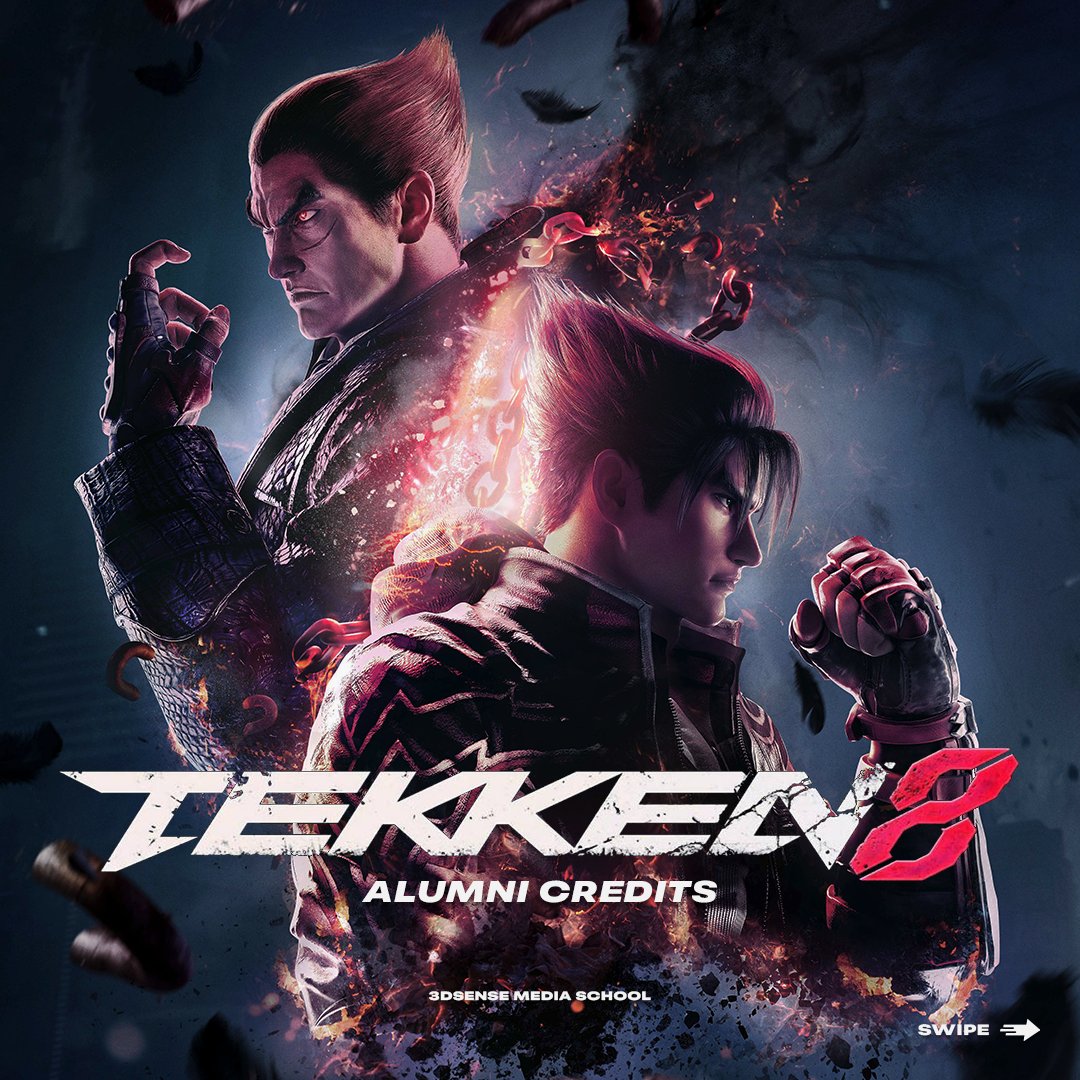 3dsense's tweet image. 🎮 #Tekken8 continues to captivate fans worldwide with its gripping storyline and adrenaline-fuelled gameplay. Behind the scenes, our alumni played a pivotal role, contributing their talents to character costume models, animations, and character art. 🥋🎉

#AlumniFeature