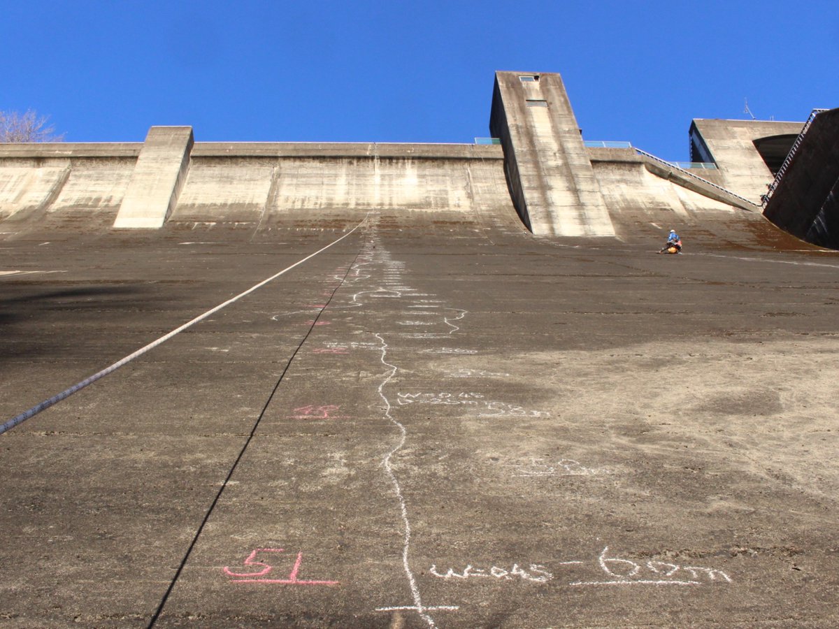 こんな画角でダム見ることってある？？

#特殊高所技術者便り