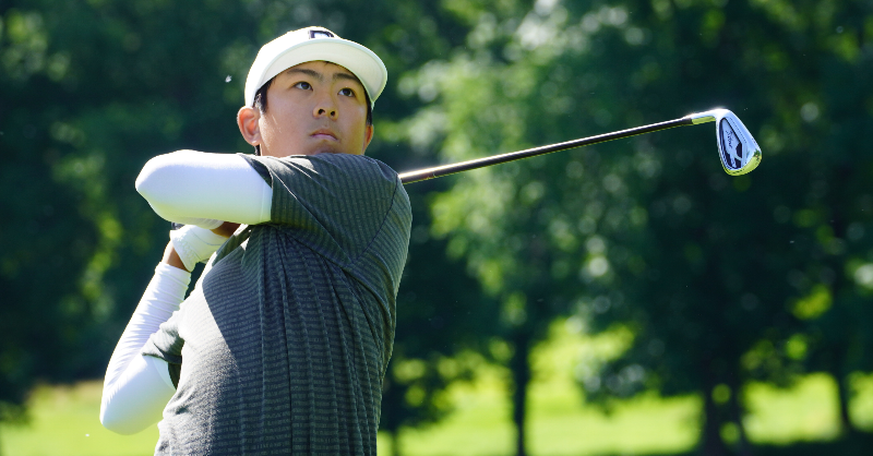 AJGAGolf's tweet photo. Round one in the books. π
Peng (-4) heads the Girls' Division after the first round at #StacyLewisInv. The Boys' Division holds a three-way tie for first place.