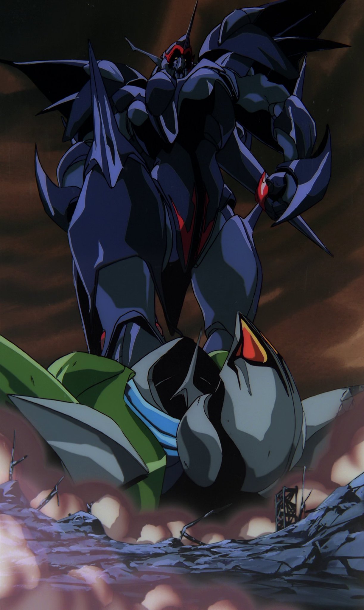 「戦え!!イクサー」Fight ICZER セル画＋動画 Fight! Iczer One - Iczer Robo Extended - YouTube