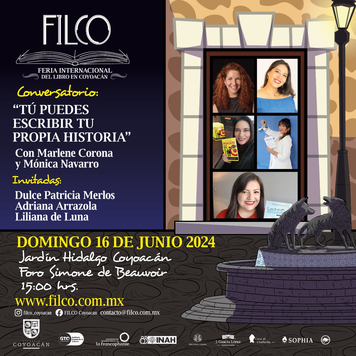 Te_dequerer's tweet photo. El domingo platicaremos con @lilianadeluna, @AdrixArris y Dulce Patricia Merlos sobre cómo escribir tu historia y convertirla en un libro publicado. Te esperamos en el foro Simone de Beauvoir de la @Filcocoyoacan. 😀 https://t.co/nY1Vc6TEbn