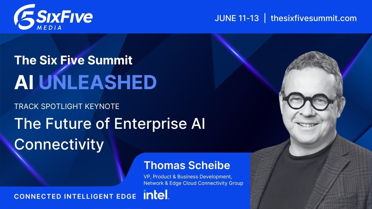 AI is advancing rapidly, and network infrastructure must keep pace. Don't miss Thomas Scheibe from <a href="/Intel/">Intel</a> at #SixFiveSummit24, where he discusses how industry standards like Ethernet and UEC enable an open ecosystem for AI infrastructure. 
Register today! buff.ly/3VnWYIL