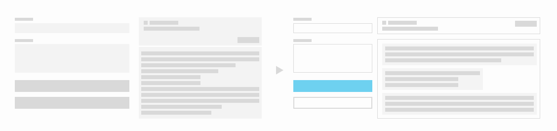 andre0x0's tweet photo. #uxtip
More on priority of elements in UI.
🟡 Case study
Assume a 2 column layout, one is a form field with 2 options for submission and another is a view of information with a scrollable list of data and a control button.
It is a complicated piece of UI with a lot of moving parts. We need to apply a priority mindset to the elements on the page.
1️⃣ Use the accent color for the call-to-action button to draw attention. As the goal is user submission, the action button should be the most attention-grabbing element on the page.
2️⃣ Apply only outlines to the elements with a tertiary purpose, fill is heavier than outlines visually.
3️⃣ Adjust the column spacing to give more room to the dynamic, data-rich sections. Ensure input fields are appropriately sized for their expected content.
4️⃣ Keep the fill on the scrollable list of data but unify them within an appropriately composed groups.
Now we can use a "squint test" to check the intended priority
1. CTA
2. List of data
3. Input fields & the rest