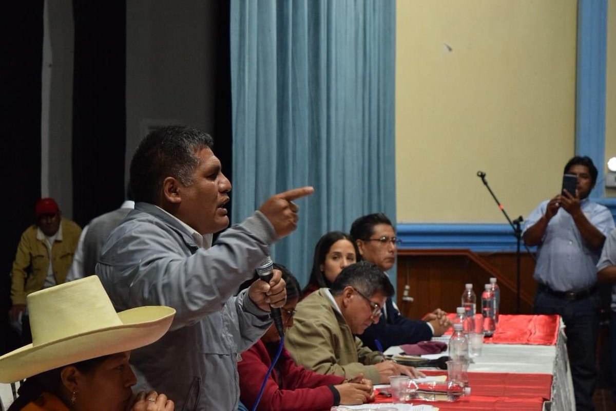 JaimeQuito6's tweet photo. Participé en la Audiencia Pública convocada por el Frente de Defensa Ambiental de #Cajamarca, para respaldar la lucha por la defensa del agua y la vida de nuestros hermanos de #Chetilla, frente a la amenaza del proyecto minero #Colpayoc SAC. ¡Colpayoc y Tía María, no van! https://t.co/RGh0uJy4lD