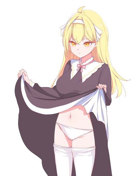 タイツ、破るんじゃなく下げさせるのが好きです(破るのも好きです) 