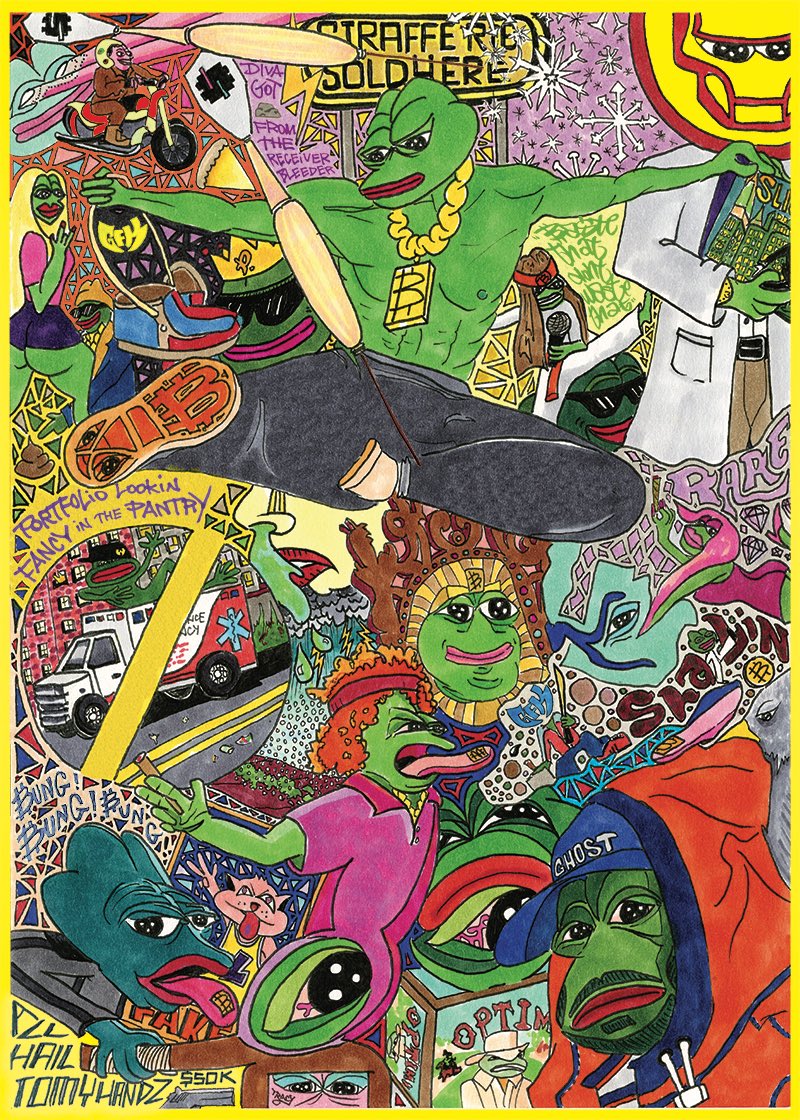 ScrillaVentura's tweet photo. FAKENUTMEG (2021)

Real @GhostfaceKillah fans will dive into this drawing and discover the lyrics to Nutmeg (off of Supreme Clientele) all over this piece in written and artistic interpretations

Bitcoin is…

For The Children https://t.co/3ValQ3gDam