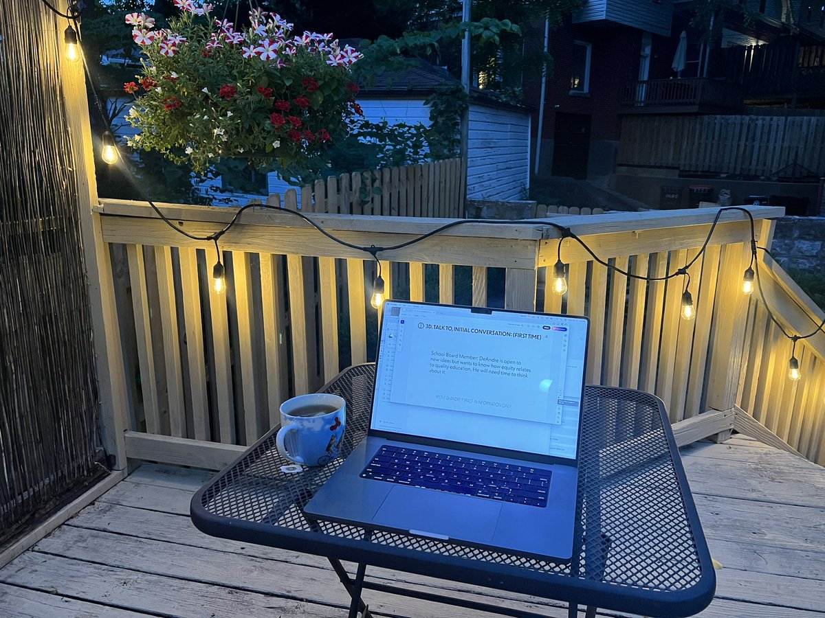Cairnguidance's tweet photo. Sitting outside working on a beautiful night & editing (last round) of our #MakingChange aka #ChangeGame Feedback Cards. We can’t wait to get this #EdLeadership #systemschange simulation on the market after 20+ years! More info here: https://t.co/hMkveNMGwa https://t.co/WeyET4Ld4z