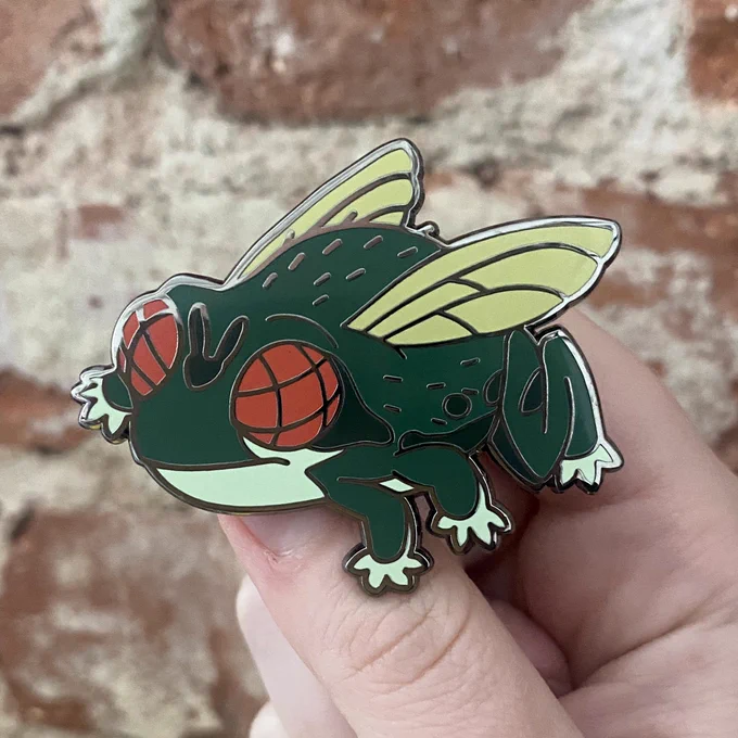New Totally Normal Frogs pins and stickers are now available! 
