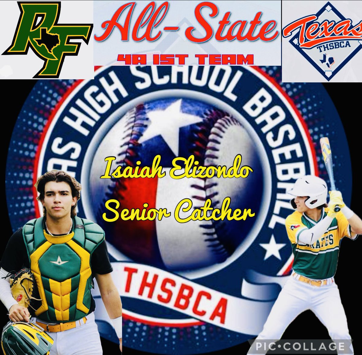 Texas Coastal Bend Sports Wire (@texcoastbend) on Twitter photo 👇🏼💯🏴☠️Congratulations @RfPirate Baseball Captain <a href="/Isaiah2Elizondo/">Isaiah Elizondo</a> for being selected to <a href="/THSBCA/">THSBCA</a> <a href="/thsbcaStar/">THSBCA All Star</a> 4A 1st Team All-State!!#OnceAPirateAlwaysAPirate!!🏴☠️💯👇🏼 👇🏼💯🏴☠️Congratulations @RfPirate Baseball Captain <a href="/Isaiah2Elizondo/">Isaiah Elizondo</a> for being selected to <a href="/THSBCA/">THSBCA</a> <a href="/thsbcaStar/">THSBCA All Star</a> 4A 1st Team All-State!!#OnceAPirateAlwaysAPirate!!🏴☠️💯👇🏼