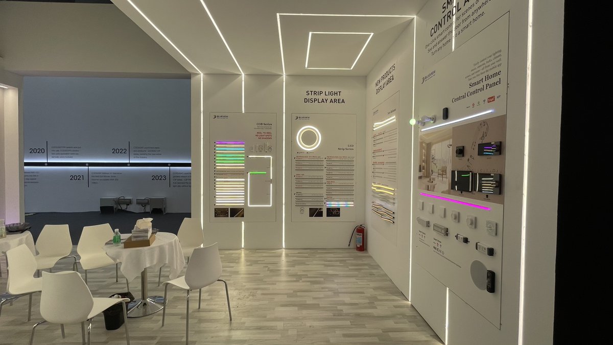 BlueviewLed's tweet image. Don't miss your last chance to experience the future at GILE 2024! Only 2 days left - stop by Blueview Booth 11.2-B37&amp;amp;B38 to see our latest lighting solutions. Come and join us! You won't regret it.
#lighting #lights #lightsolutions #linearlighting #lightexhibition #inovation
