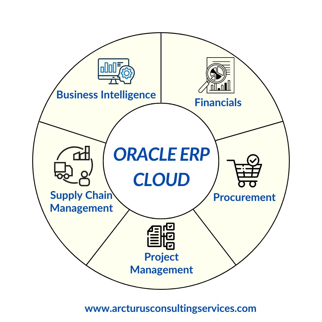arcturusconserv's tweet image. Explore the full potential of Oracle ERP Cloud with our comprehensive training programs! From Business Intelligence and Financials to Procurement, Project Management, and Supply Chain Management, we've got you covered. #OracleERPCloud #Financials #Procurement