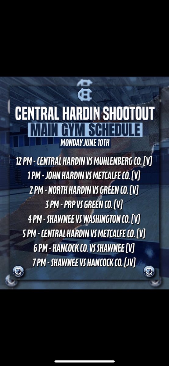 Varsity goes 0-2 in the Central Hardin Shootout but gained valuable experience today. JV picked up a big win over Hancock Co. to finish the night. #GTRW #ForTheNee #WhyNotUs #ChangeTheNarrative