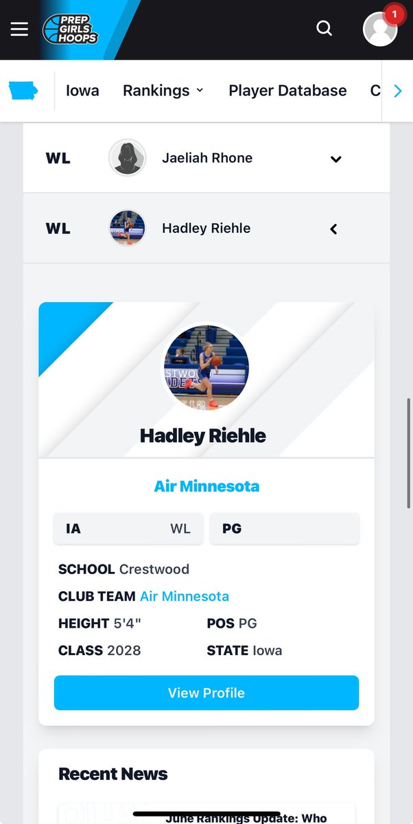 Air Minnesota Basketball (@airminnesota) on Twitter photo Making the ranking list for the first time prep hoops Iowa 2028 <a href="/hadley_1123/">Hadley</a> at 34!! Keep working kid!! <a href="/Crestwood_HS/">Crestwood Secondary</a> <a href="/PGHIowa/">Prep Girls Hoops Iowa</a> <a href="/PGHBrooks/">Jeremy Brooks</a> Making the ranking list for the first time prep hoops Iowa 2028 <a href="/hadley_1123/">Hadley</a> at 34!! Keep working kid!! <a href="/Crestwood_HS/">Crestwood Secondary</a> <a href="/PGHIowa/">Prep Girls Hoops Iowa</a> <a href="/PGHBrooks/">Jeremy Brooks</a>