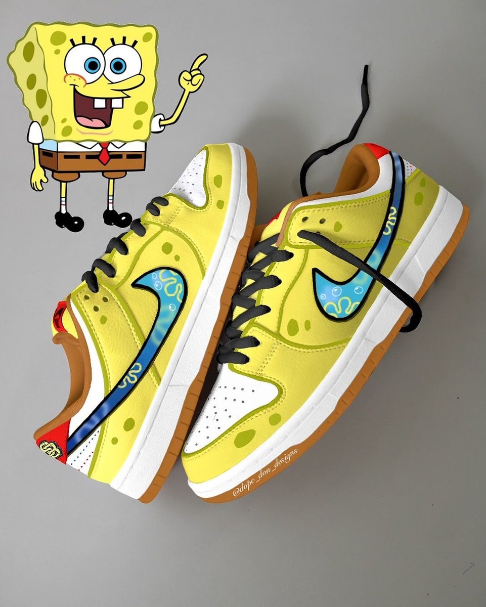 nike dunk bob l éponge