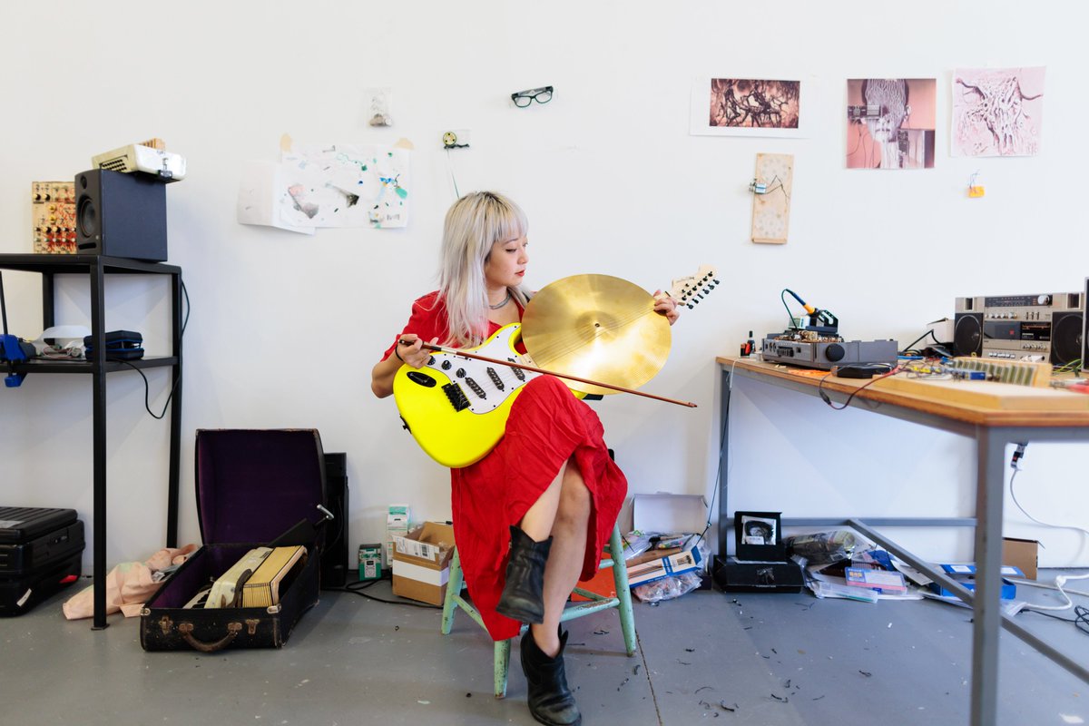 Contact Mic Workshop with Victoria Shen. Victoria Shen is a sound artist, experimental music performer, and instrument-maker based in San Francisco. 1.30pm, Sun 23 June, Collingwood Yards. Strictly limited to 25. Cost $25, First Nations Free. Book now bit.ly/evicshen