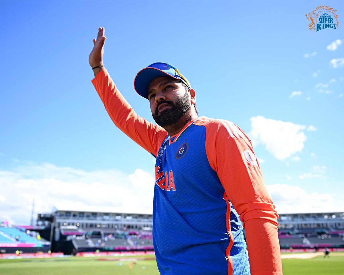 Marvel of our Captain INDIA 🛡️🇮🇳 🫡

#T20WorldCup #Whistle4Blue