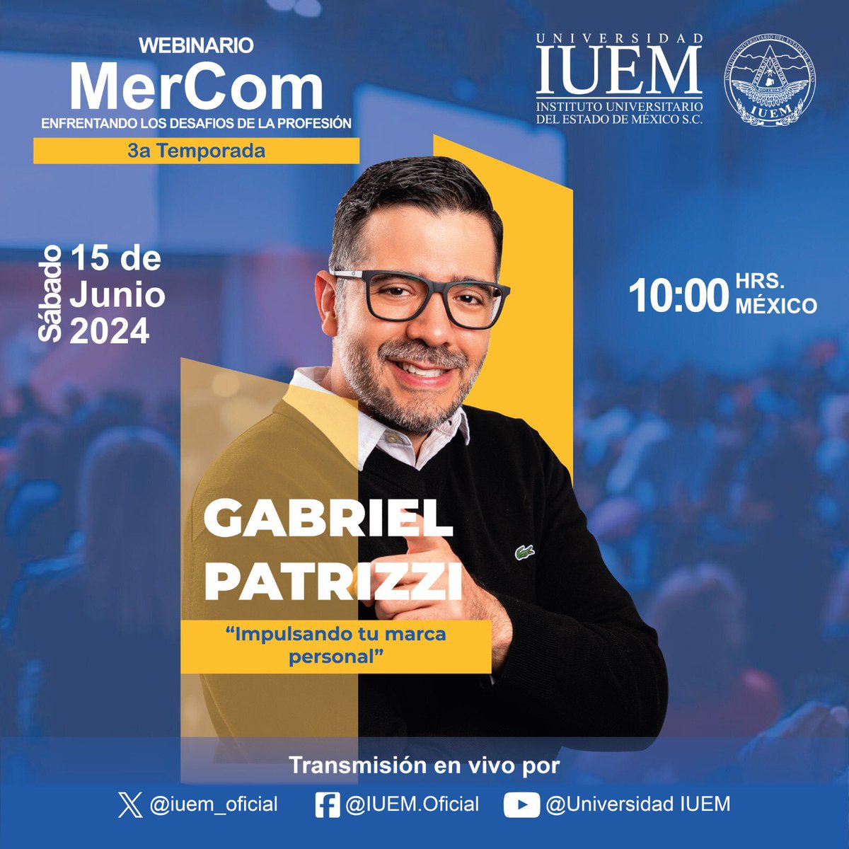 🚀 ¡El Encuentro #MerCom2024 está en pleno auge! No te pierdas la charla con <a href="/gabrielpatrizzi/">Gabriel Patrizzi</a>, consultor y mentor en #PersonalBranding y #EmployeeAdvocacy. 👥 Descubre cómo transformar e impulsar tu #MarcaPersonal con estrategias efectivas. ✅

¡Te esperamos! 🙌