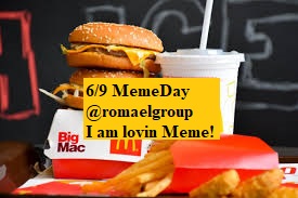 romaelgroup's tweet photo. I'm joining my @Memeland fam to celebrate 6/9 the #MemeDay at @McDonalds!

I’m Lovin’ MEME! ❤️‍🔥

{Don’t forget your photo!} https://t.co/ev2qMXxSdH