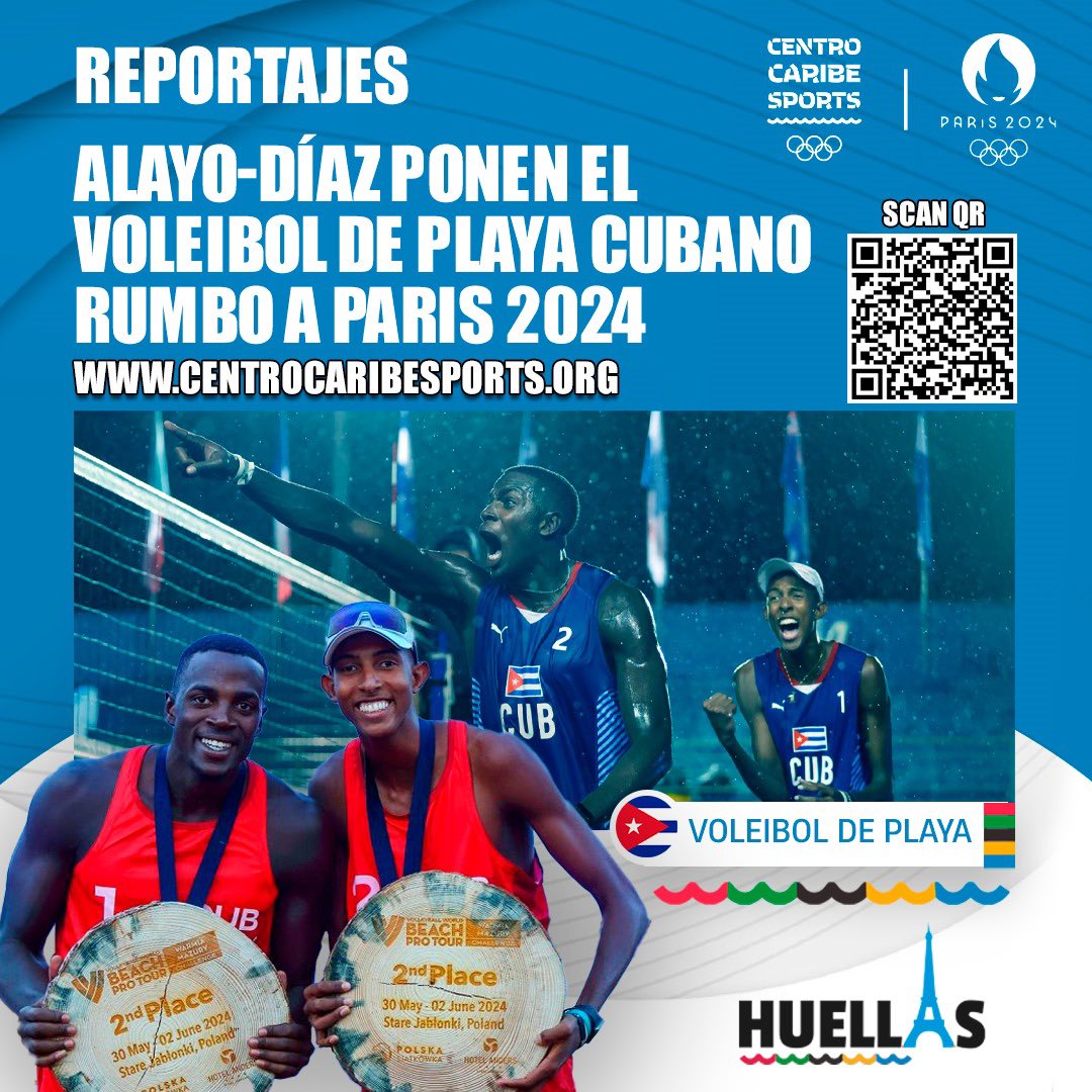 #Huellas | Reportajes

Noslen Díaz y Jorge Alayo , ponen a soñar a Cuba en los próximos <a href="/juegosolimpicos/">Los Juegos Olímpicos</a> de <a href="/Paris2024/">Paris 2024</a> con su clasificación a la cita universal.

<a href="/lilyancid/">Lilian Cid</a> nos cuenta todo el proceso de este binomio que enorgullece a la región del Caribe.

centrocaribesports.org/alayo-diaz-pon…