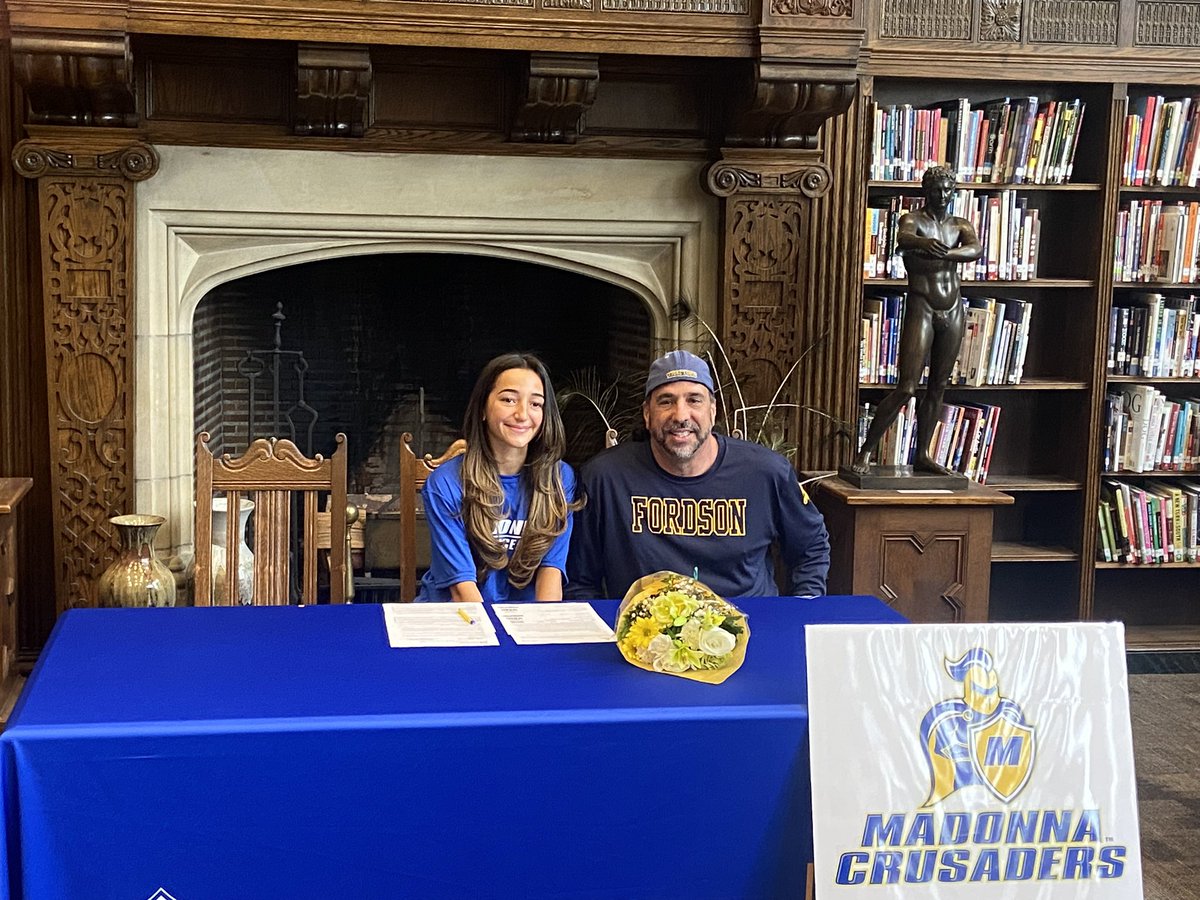 Signing day for Aya Alawie. Headed to Madonna to play soccer!! Go Tractors!!
