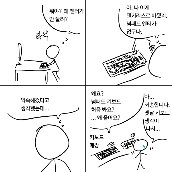 구 키보드의 기억 