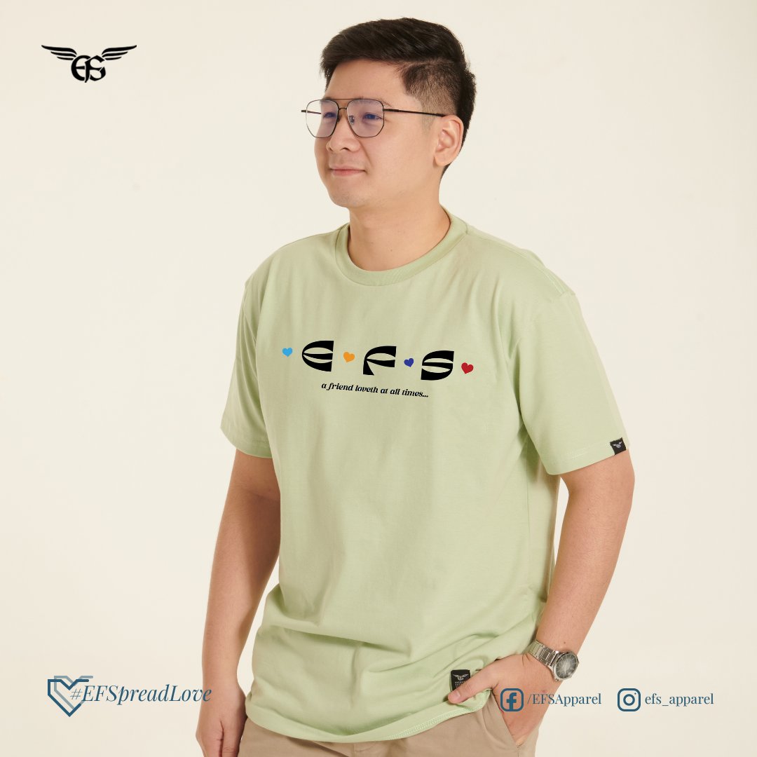 EFS_Apparel's tweet photo. Friends love at all times β get your E.F.S Statement Shirt now available in a variety of colors! Show your unwavering support for friendship and style. Order yours today for only P499.00! π
#SpreadLove #Friends #Friendship #Love #everywear #EFSApparel #statementshirts https://t.co/E3FMtkuro9