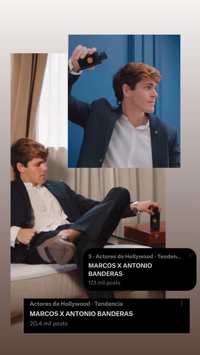 #MarcosGinocchio #TheICONAttitude #BANDERASperfumes <a href="/antoniobanderas/">Antonio Banderas</a>