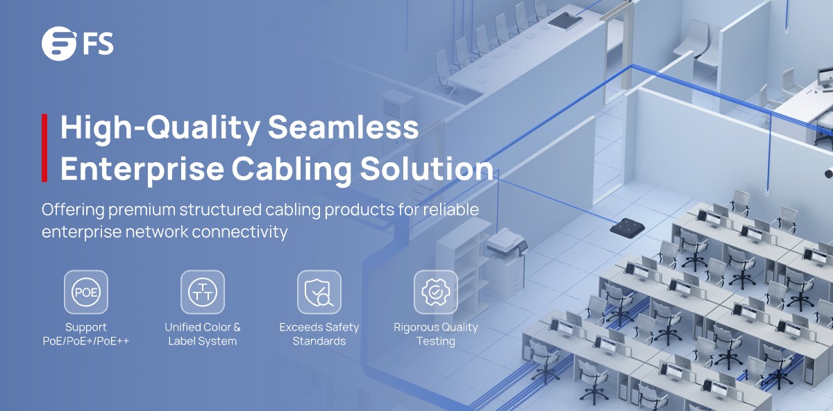 FScom_inc's tweet photo. FS enterprise cabling solution provides structured cabling products ranging from communication rooms to end terminals. Unified color coding and label management simplify maintenance. Opt FS for a seamless #enterprisecabling experience!
Solution Guide: https://t.co/0uOIK0Bcfk https://t.co/5Ipsa1JxsL