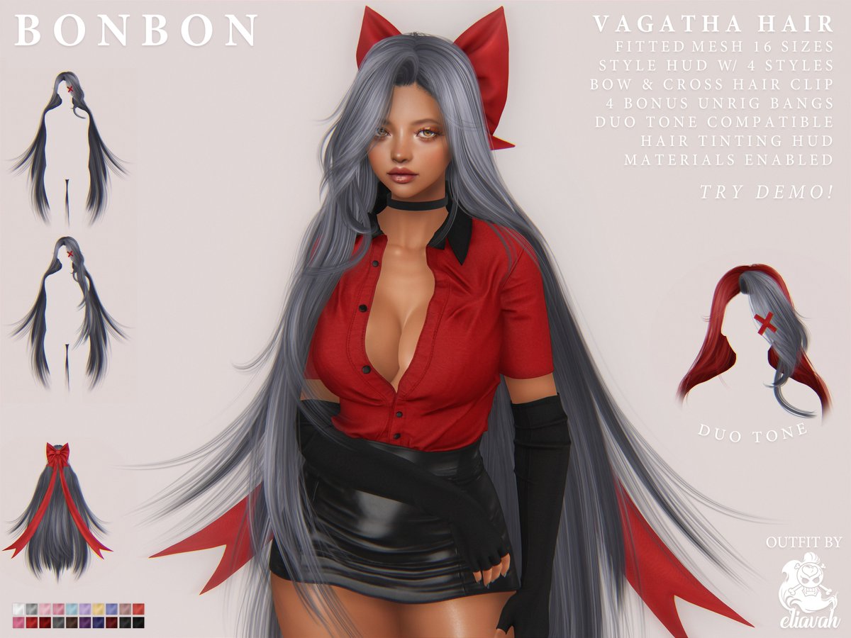 Bonbon_SL's tweet image. NEW! Bonbon - Vagatha Hair for Equal10💙(Open Now!) 10% off at Equal10!    

Collab outfit by @AzaleiaEliavah 🥰

TP: maps.secondlife.com/secondlife/equ…
Cam Sim TP: maps.secondlife.com/secondlife/equ…
Cam Sim TP2: maps.secondlife.com/secondlife/equ…

#SecondLife #BonbonSL #Equal10
