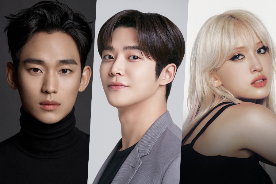 soompi's tweet photo. #KimSooHyun, #Rowoon, And #JeonSomi Confirmed To Host #KCONLA2024 "M Countdown"
https://t.co/0noxXbBtCu https://t.co/1PX9WhB0Sr