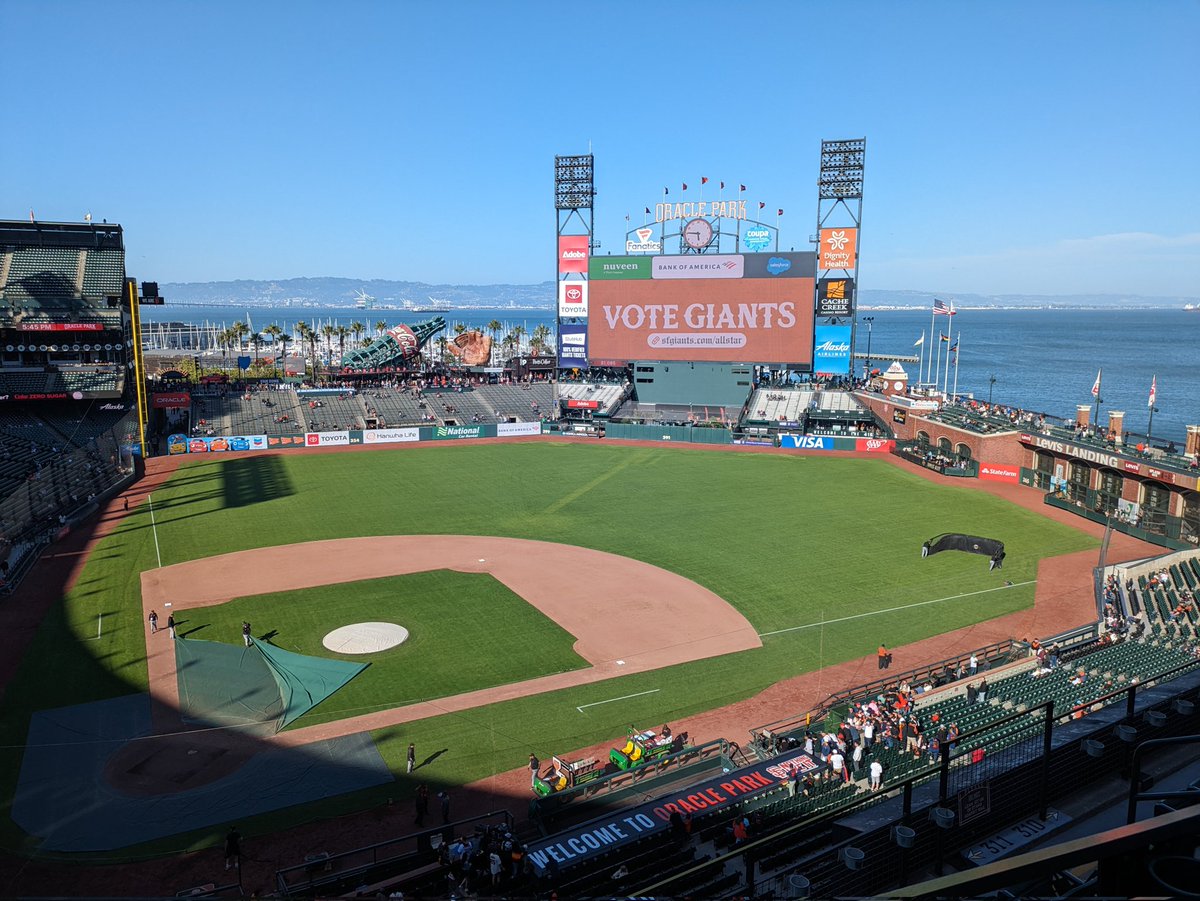 RoxAddict's tweet photo. Game and Stadium 6 of road trip. 
Astros at Giants 
Oracle Park, San Francisco, Ca https://t.co/uqmzOvdK8z