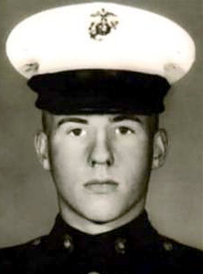 44MagnumBlue1's tweet photo. U.S. Marine Corps Private First Class Edward Allen Iyndellin passed away on June 10, 1966 form wounds sustained 4 days before in Quang Nam Province, South Vietnam. Edward was 18 years old and from Portland, Oregon. B Co, 1st Bn, 1st Marines. Machine Gunner. Warrior. Forever 18.🇺🇸 https://t.co/x81wCRlh3E