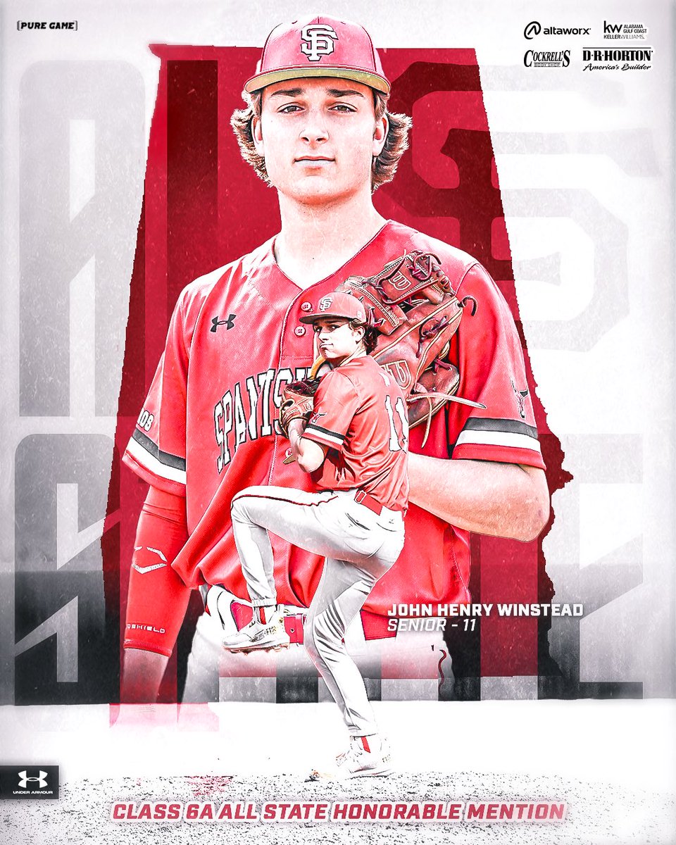 Congratulations to John Henry Winstead for being named AHSAA All State Honorable Mention