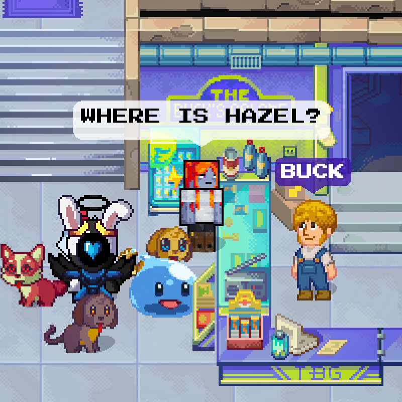 zombinaaaaa's tweet image. WHERE IS HAZEL?! 👀🫧 @pixels_online 

#PixelsCreator #KindCreator #PixelsChapter2