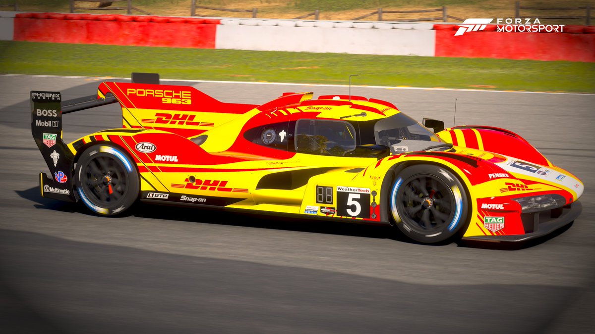 ESV_Phoenix's tweet image. NOW SHARED!!

#5 PENSKE DHL Porsche 963 GTP.
This is my tribute to the beautiful Penske RS Spyder.

Search - DHL PENSKE GTP

@IMSA
@IMSARadio
@ForzaMotorsport 
@Team_Penske 
@PorscheRaces 
#DHL
#FMshare 
#PhoenixDesign 
#ForzaMotorsport