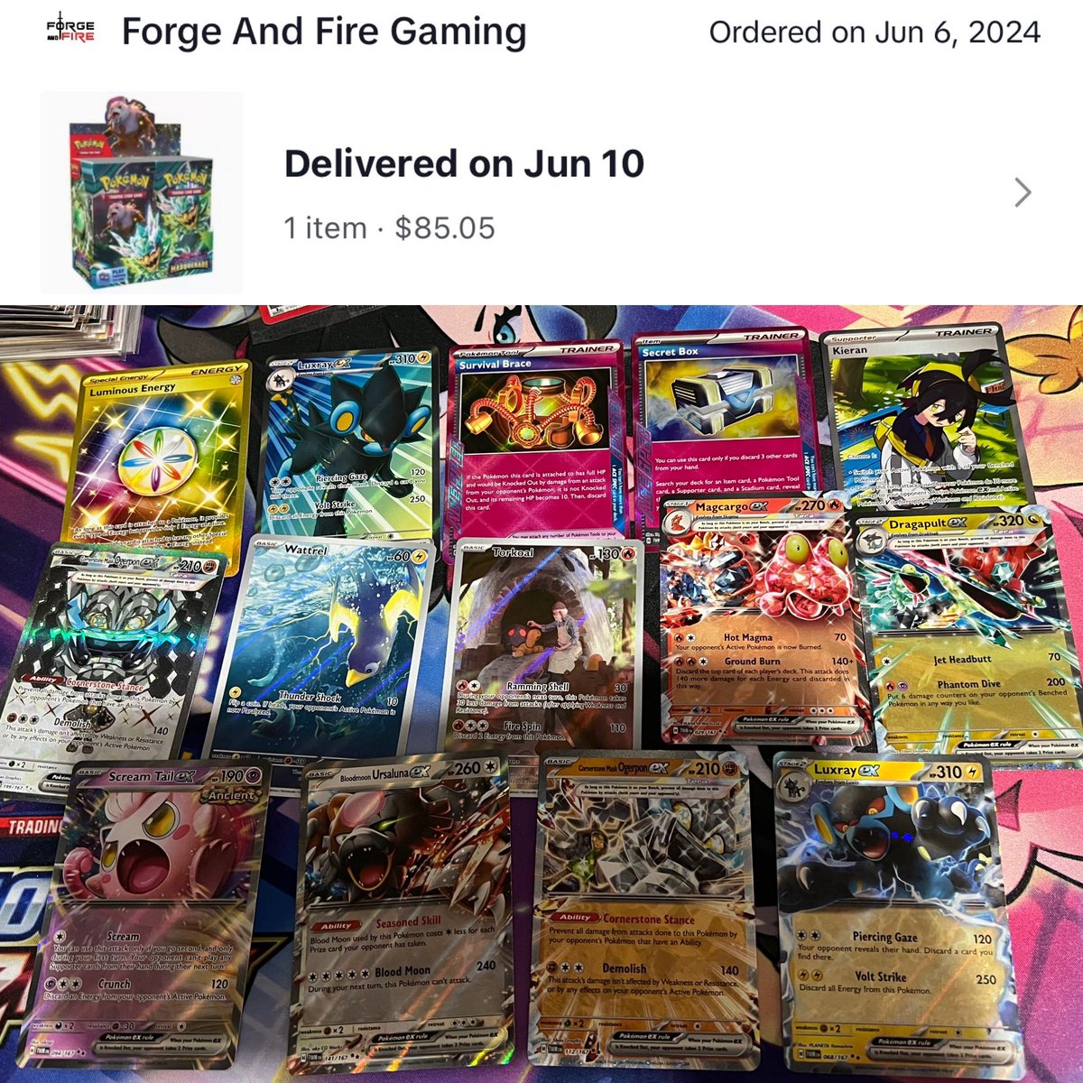 Haven’t opened Pokémon cards for a while. Them TikTok deals are a bit crazy 🤣