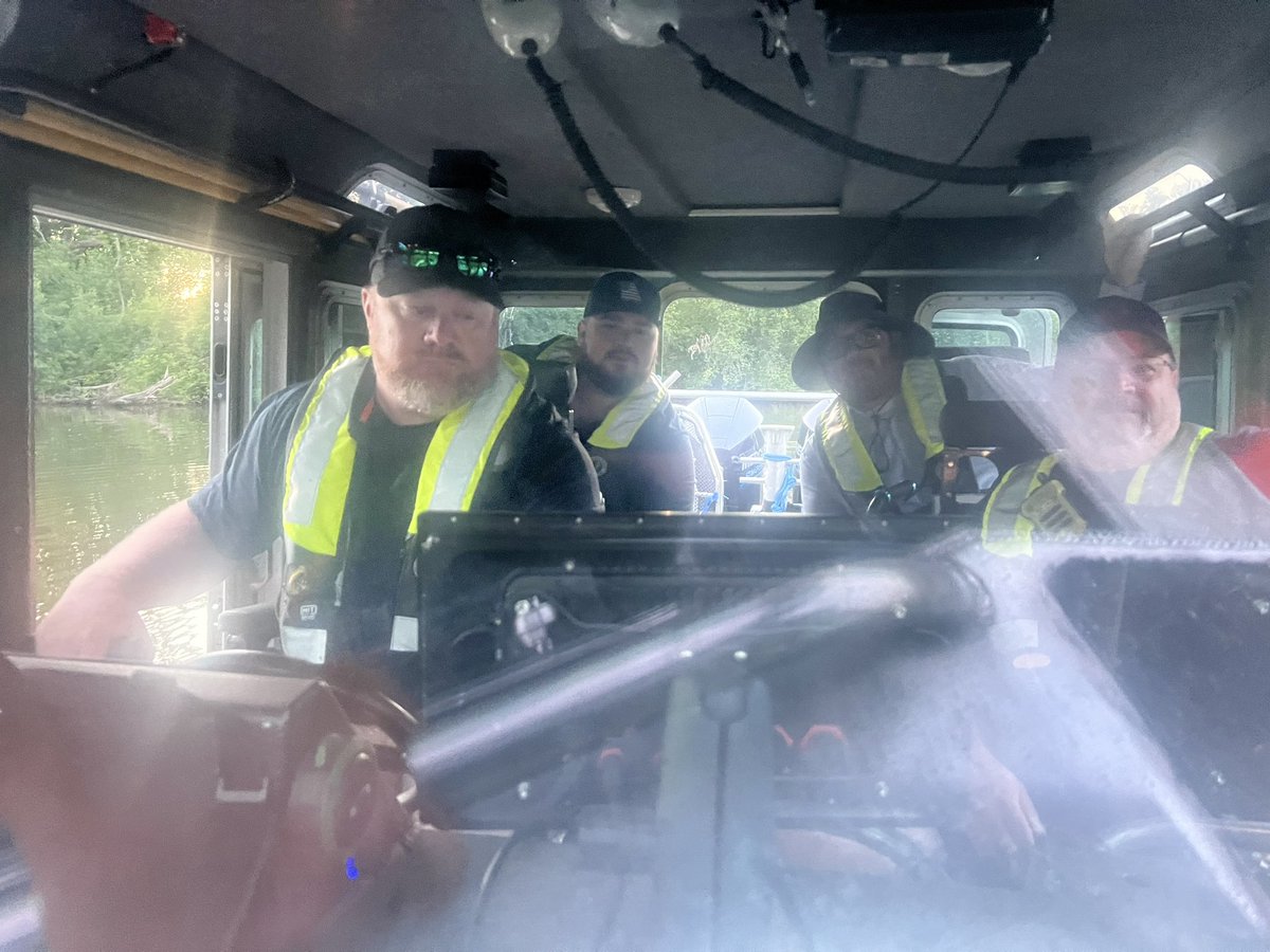 Great night on the river for training. We also got to show the mayor what our rescue boat is capable of doing in an emergency situation