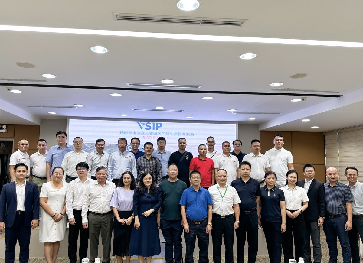 VsipVietNam's tweet photo. VSIP honored to accompany with The Department of Industry and Trade of Binh Duong province in welcoming the delegation of Vietnam Trade Counselors in Switzerland, Mexico; Head of Vietnam Trade Office in Nanning (China) and Chinese Enterprises.
#VSIP #VSIPVietnam https://t.co/s7IS65KJ5R