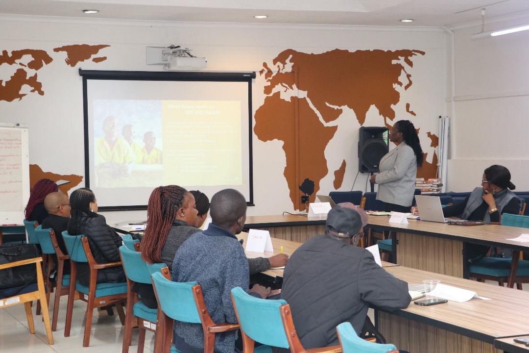 RCCA_Youth's tweet photo. RCCA is proud to be part of today's Safeguarding Training conducted by @WorldVisionZim! Strengthening our safeguarding policies &amp; practices is crucial for ensuring the safety of the community we serve. Together, we're committed to creating a secure environment for young people. https://t.co/nLHk7CkGc4