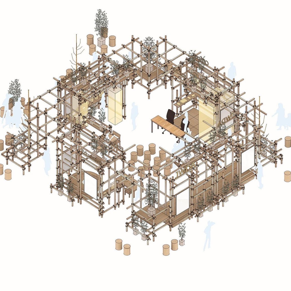 Tsunagi_Wood's tweet photo. 「WOOD DESIGN EXPERIENCE ～木を使って、暮らしと街と社会を良くする2日間＠東京～」が6月14日（金）・6月15日（土）に丸ビル1階のマルキューブにて開催されます！
「つな木」を用いた、会期後の転用も想定した循環型の展示デザインを行っています🌲https://t.co/F78CyaA7Vx https://t.co/u4flAK6PVX