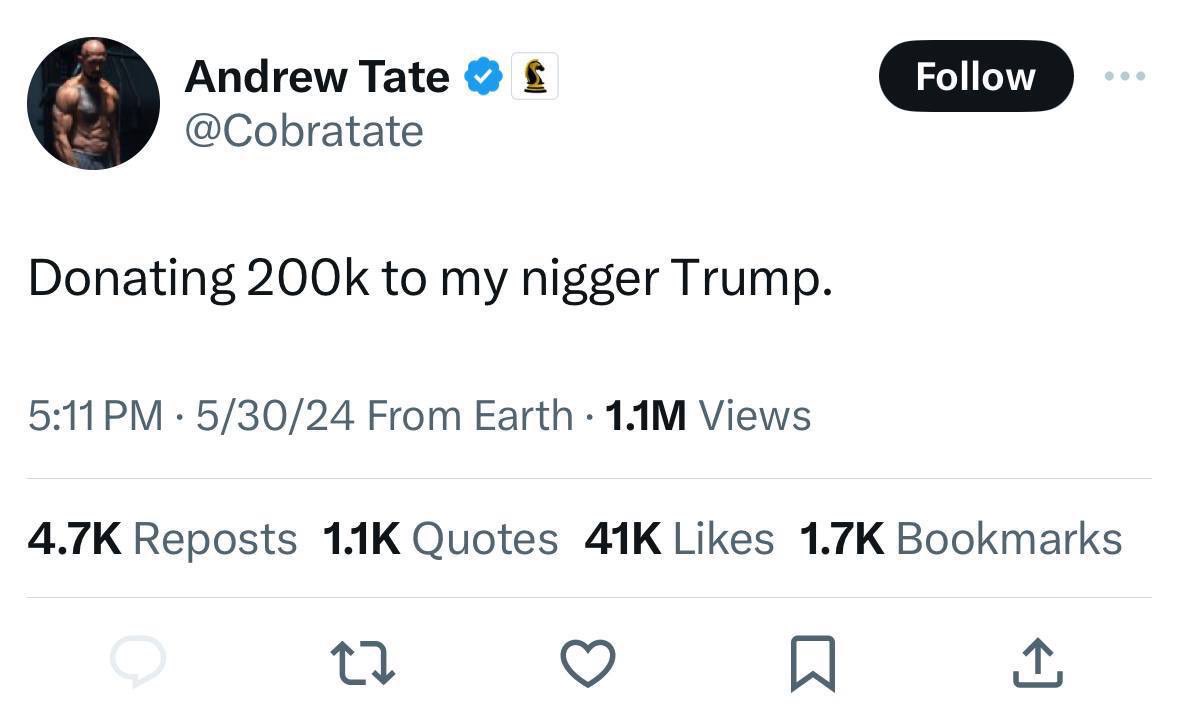 RealNwordTrump's tweet photo. RNT IS HERE TO STAY https://t.co/6BLjaXH8Kp