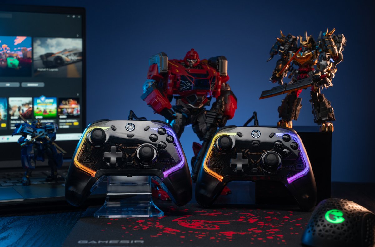 mygamesir's tweet photo. Hey, Gamers!🥳
Have you received your new Kaleid and Kaleid Flux controllers🎮? What games are you playing with them now?✨✨✨

#gamesir #gamesirkaleid #gamesirkaleidflux #xbox #gamers #gaming https://t.co/86omprfTBN