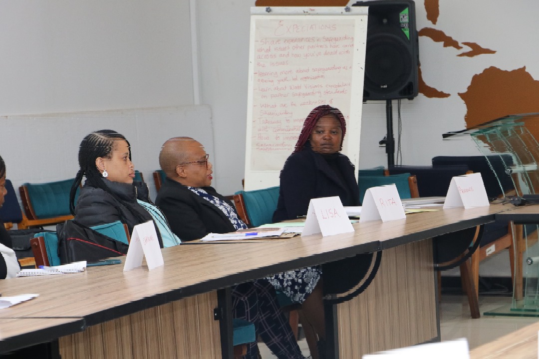 RCCA_Youth's tweet photo. RCCA is proud to be part of today's Safeguarding Training conducted by @WorldVisionZim! Strengthening our safeguarding policies &amp; practices is crucial for ensuring the safety of the community we serve. Together, we're committed to creating a secure environment for young people. https://t.co/nLHk7CkGc4