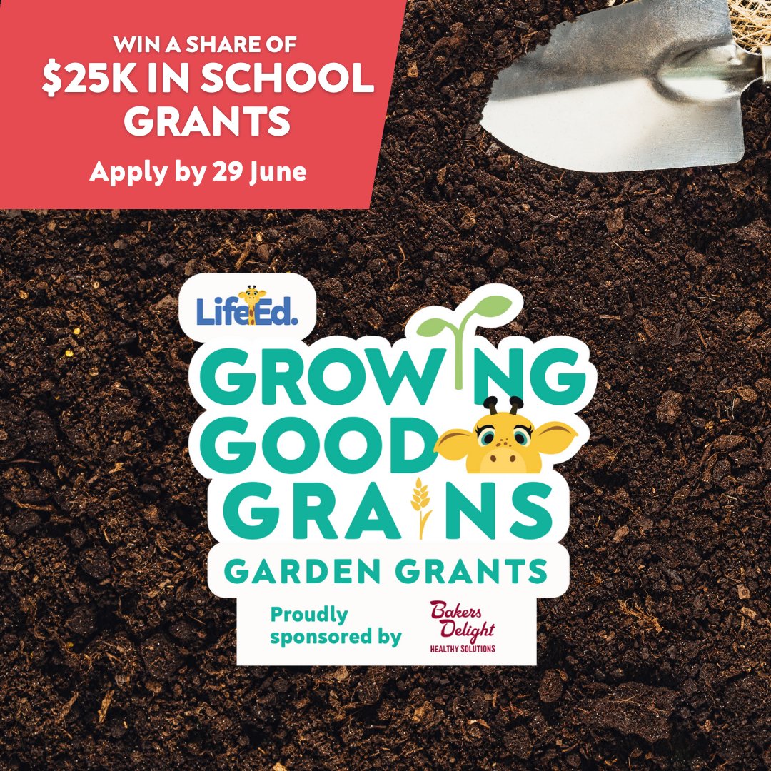 🍞Make your own fresh bread! This is just one of many activities our team has put together with <a href="/BakersDelightAU/">Bakers Delight</a> Healthy Solutions range.

🎁Apply for our school garden grants here: bit.ly/4aEKwbU

#Schoolgarden #schoolgrant #gardengrant #LifeEdxBakersDelight