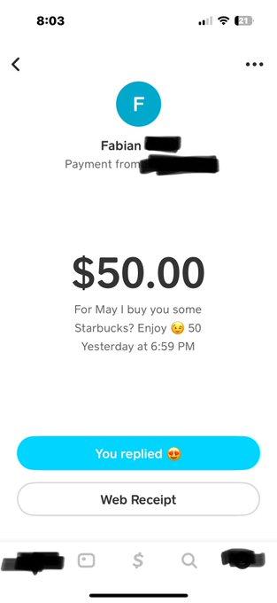 Thank you for the Starbucks Fabian 💙☕️ https://t.co/ICPgKdJaDd<a href="/tag/realloyalfans"class="tags"><span>#realloyalfans</span></a>