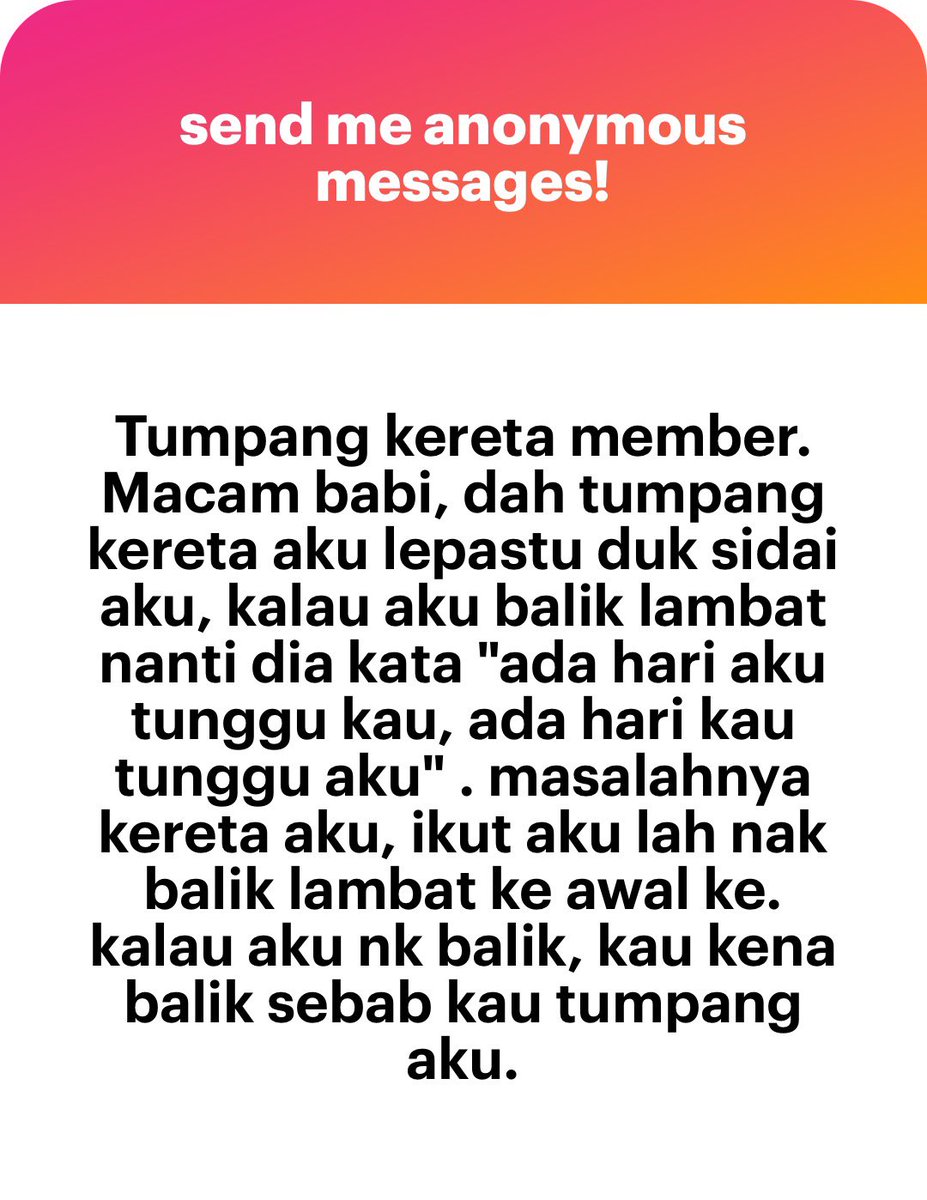 meinmokhtar's tweet photo. Tinggal jaa dia kalau lambat https://t.co/Q6dMj34Tp5